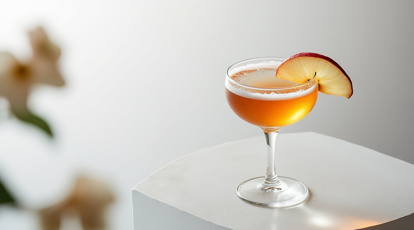 Bolero cocktail served in a Nick & Nora glass