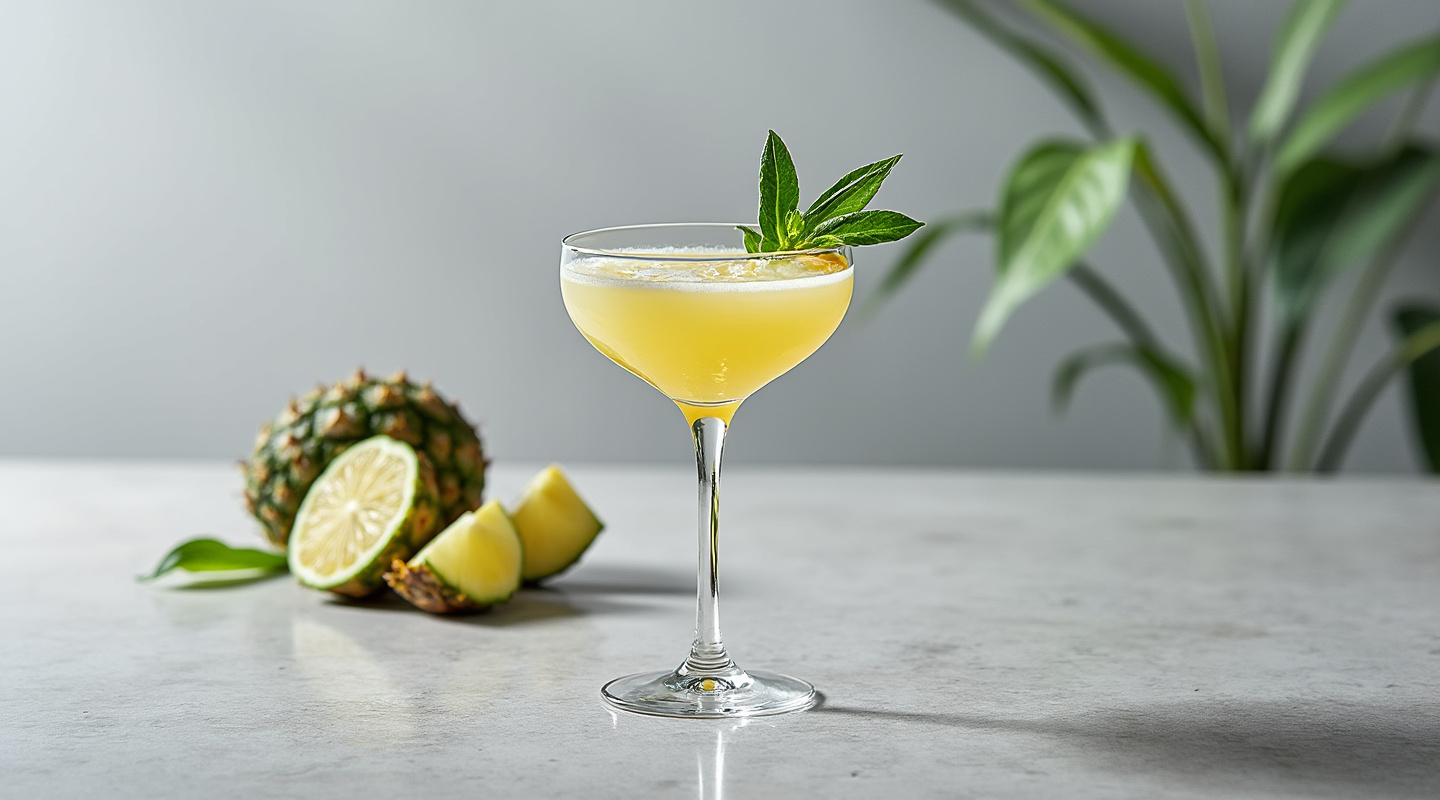 Cactus Jack cocktail in a martini glass
