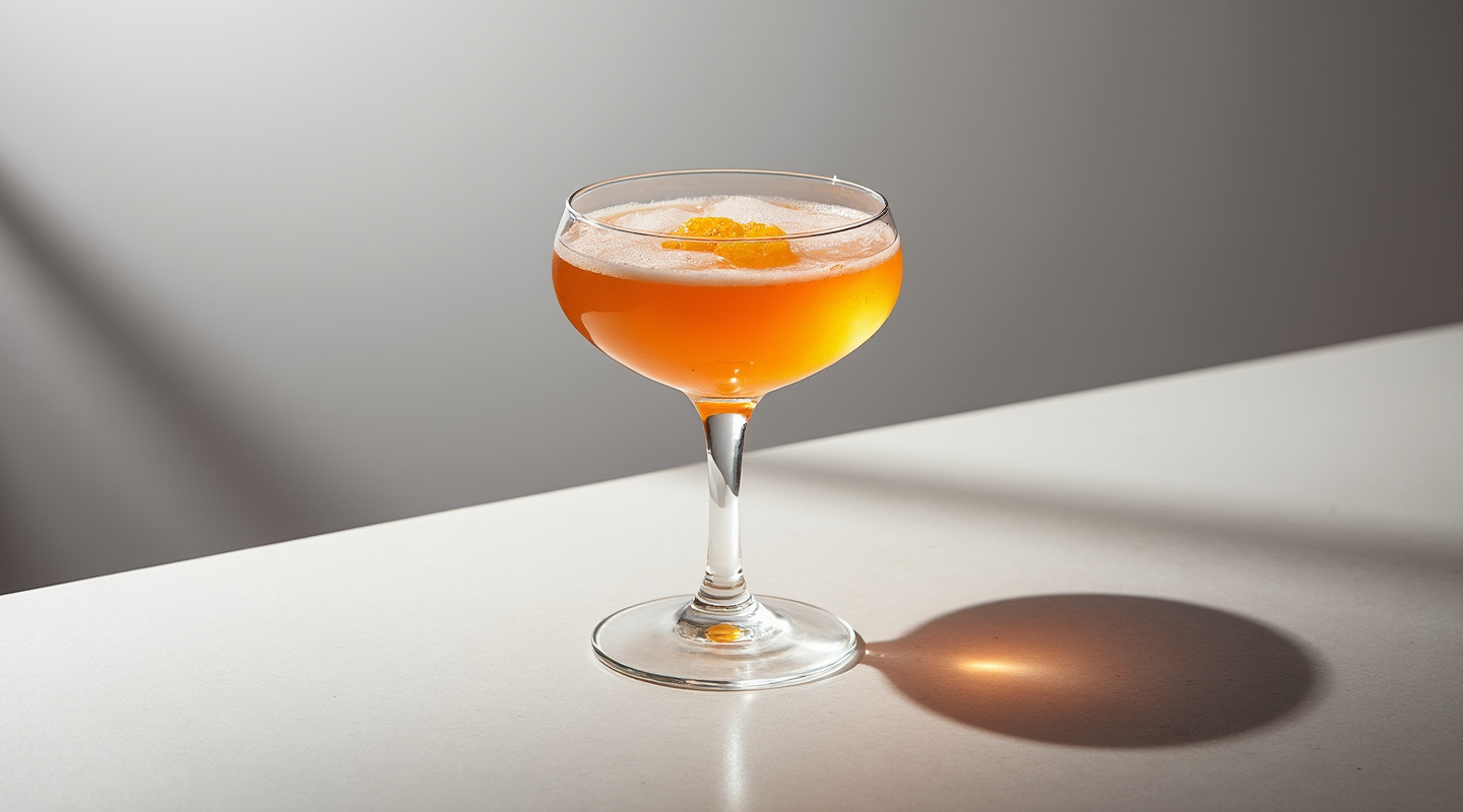 Doctor cocktail served in a Coupe glass