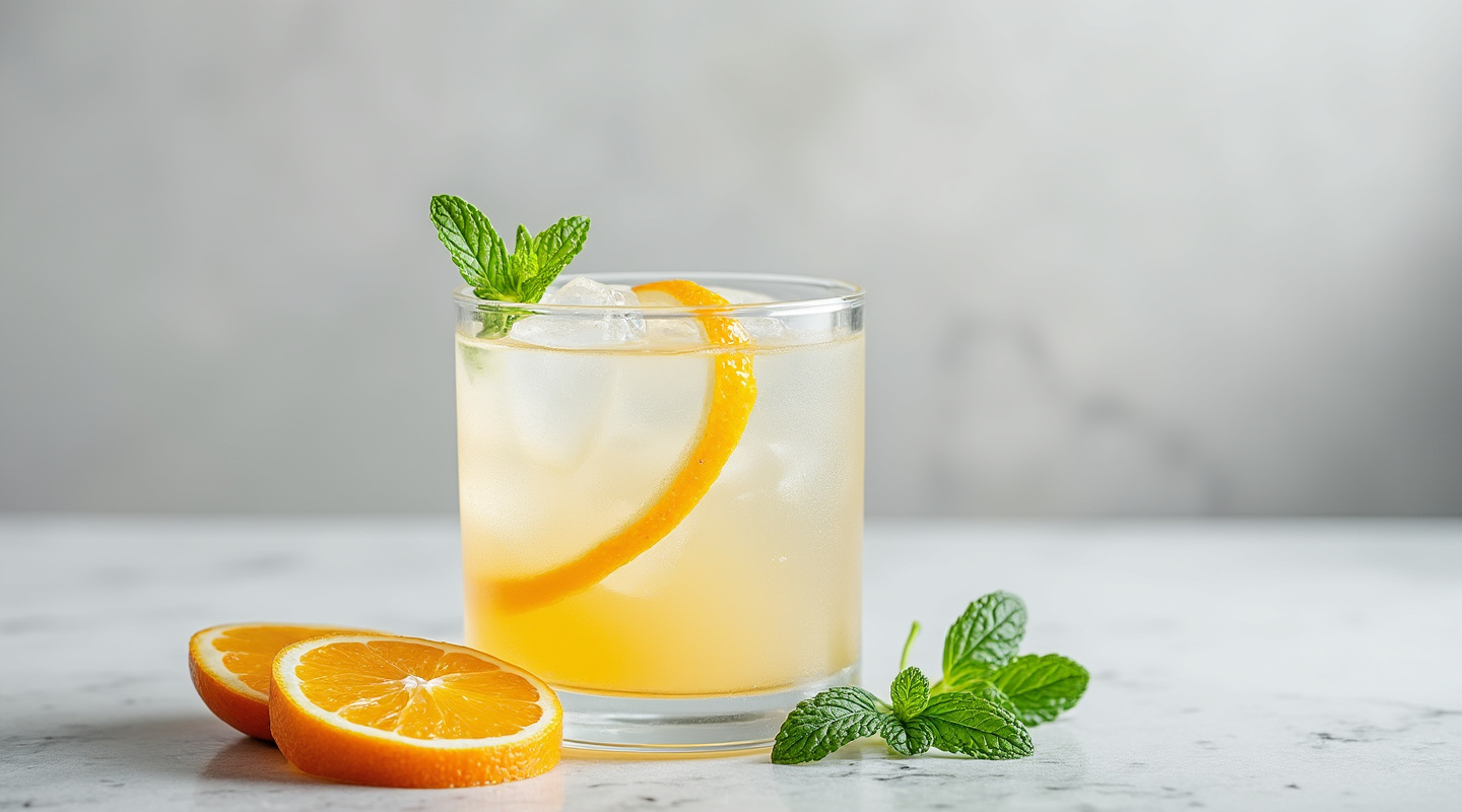 Dixie Dew cocktail in a martini glass
