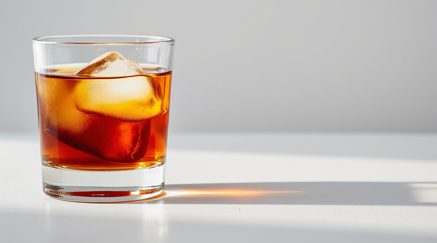 Flaming Henry cocktail in a shot glass
