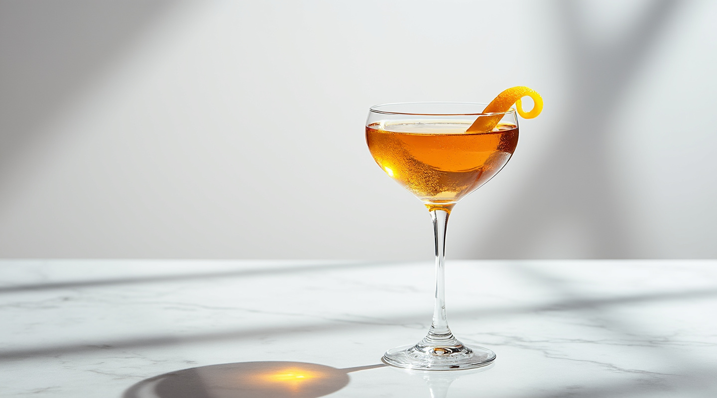 Golf Cocktail in Martini glass