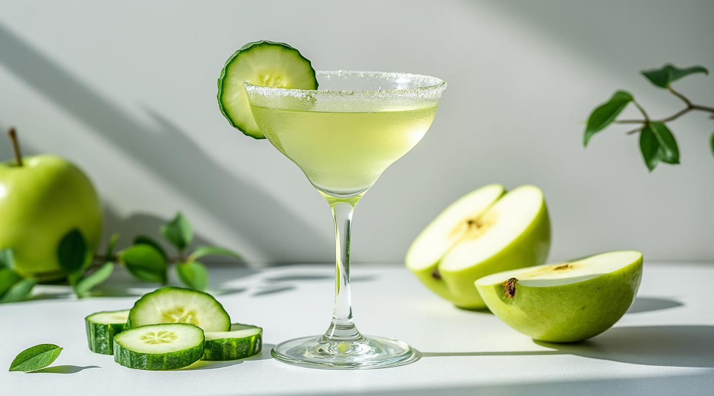 Green Apple & Cucumber Martini