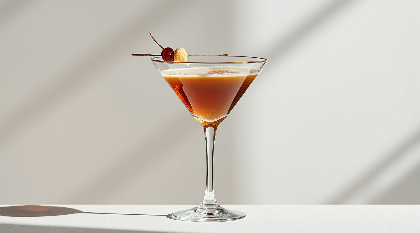 Karamel Sutra Martini in a chilled martini glass