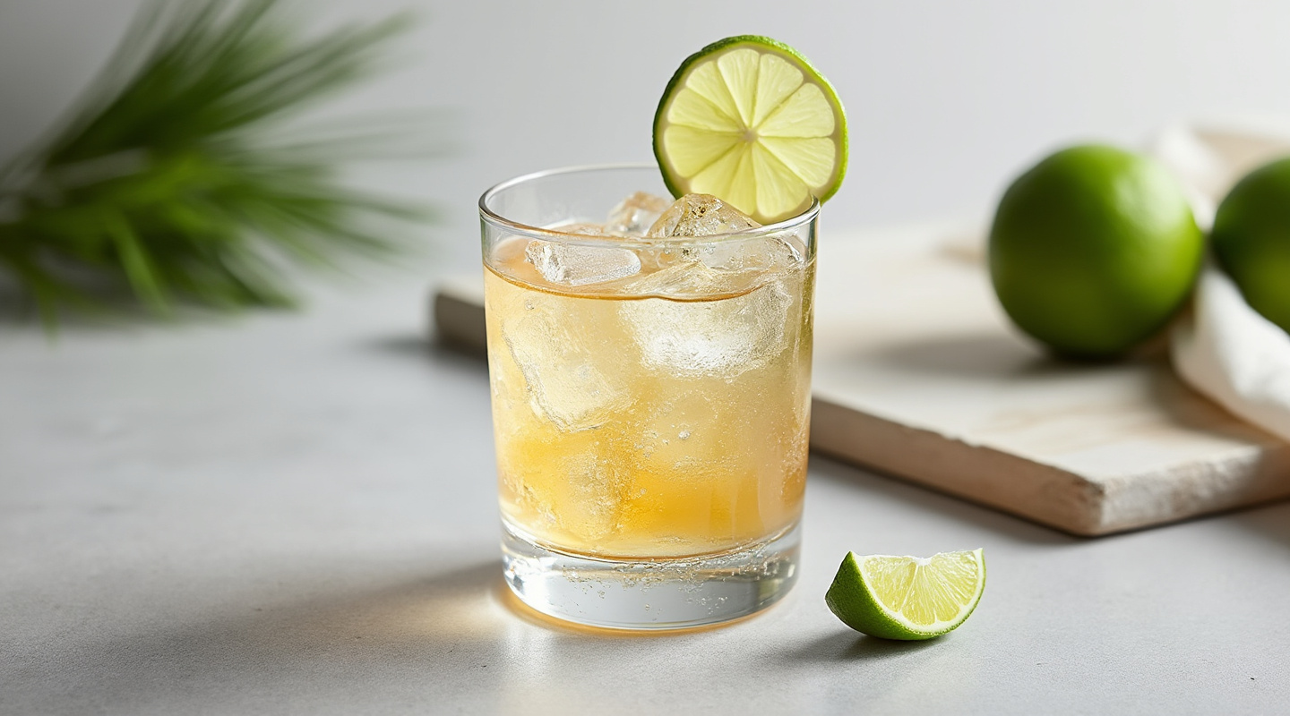Mexican 55 cocktail in a glass