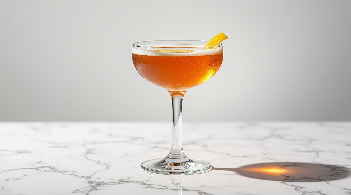 Nicky Finn Cocktail in a Coupe glass