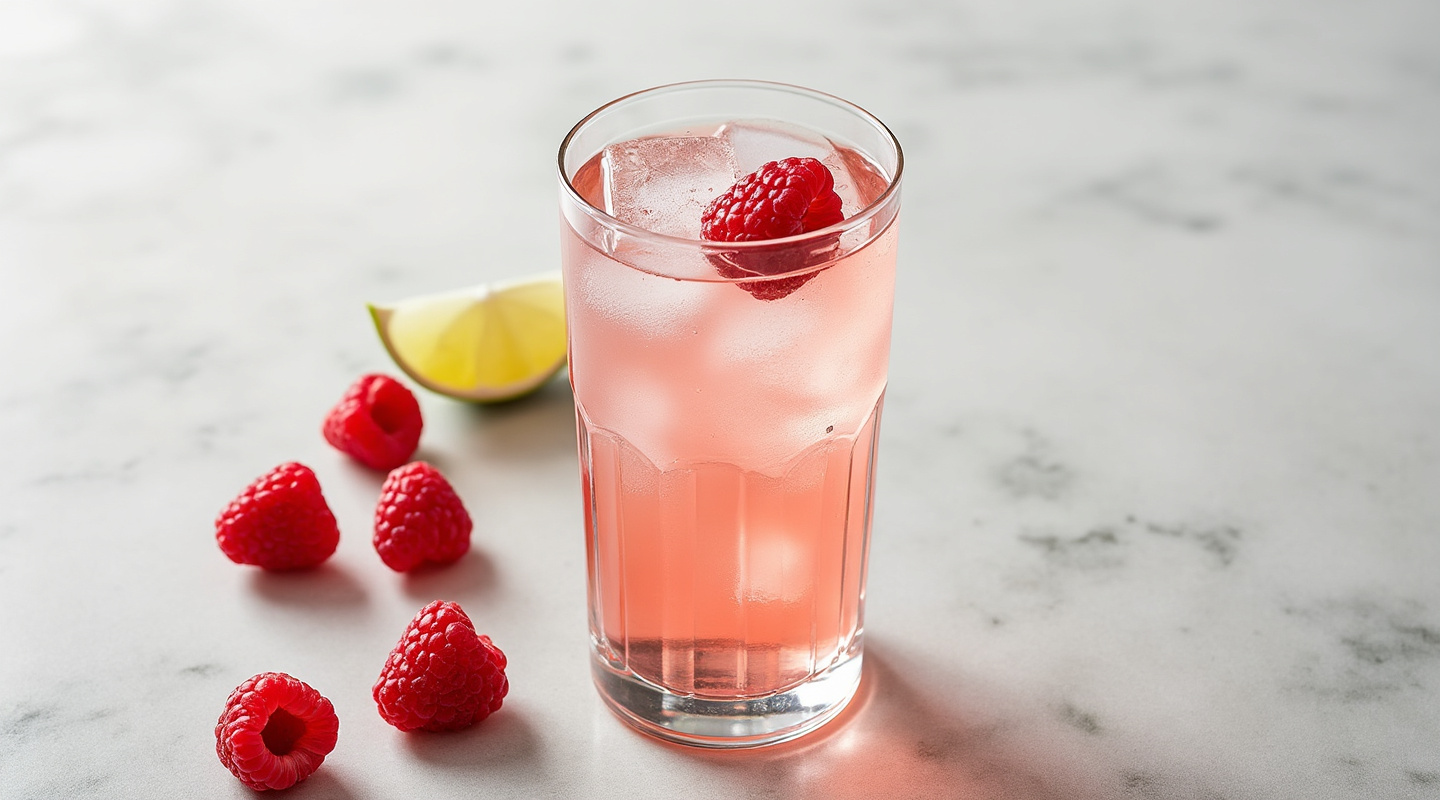 Raspberry Caipirinha Cocktail