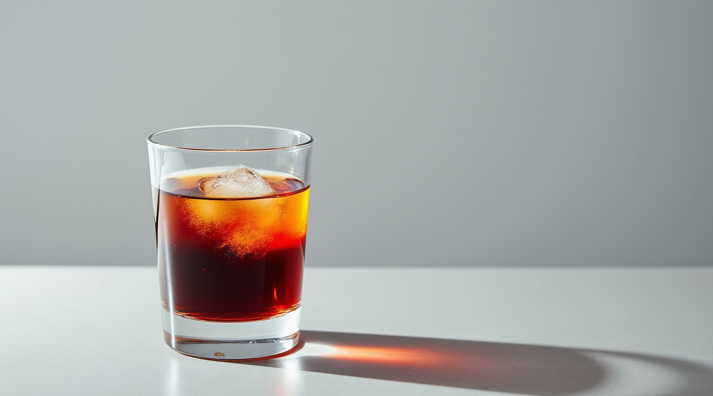 A layered shot of Redback in a shot glass.