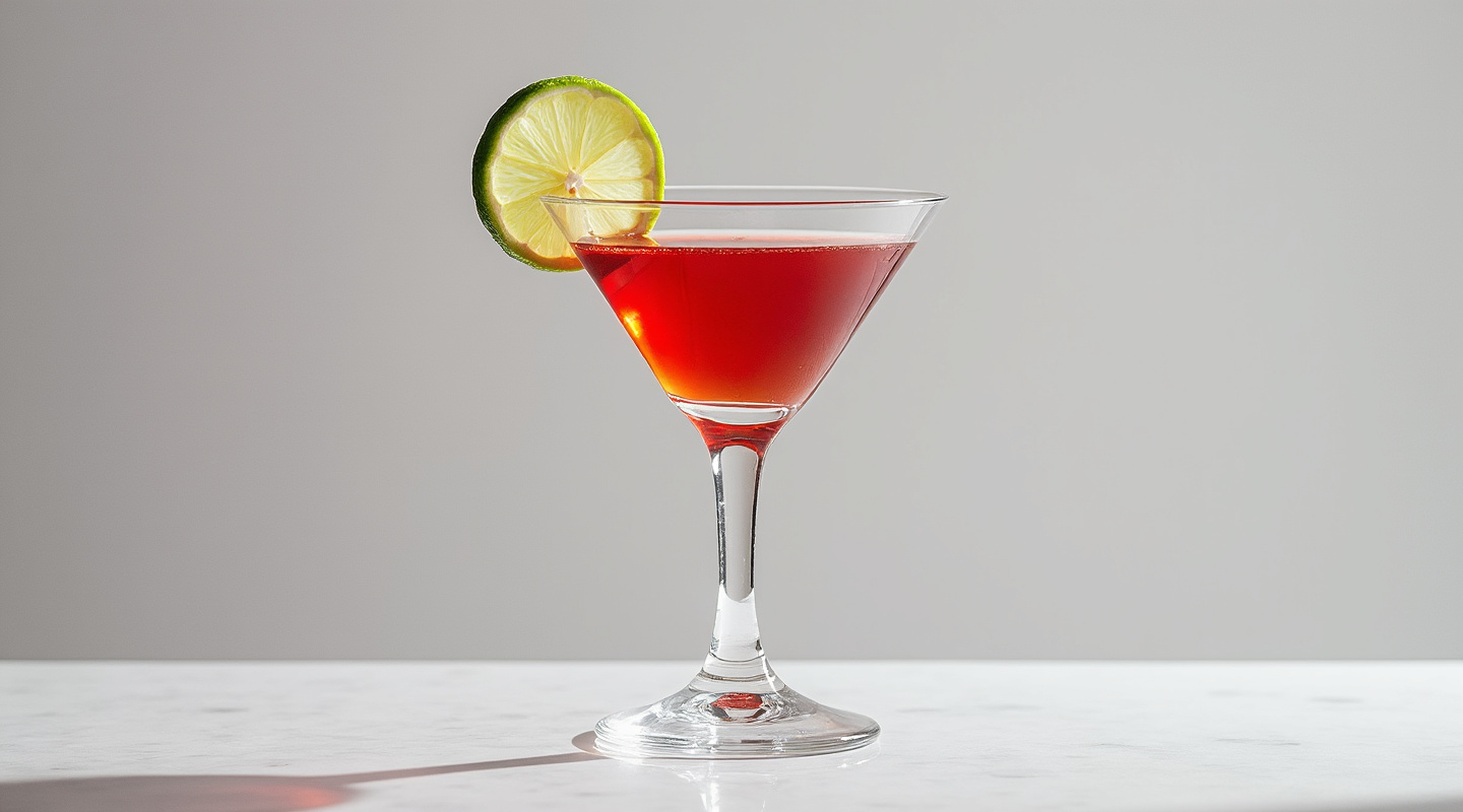 Scarlett O'Hara cocktail in a martini glass