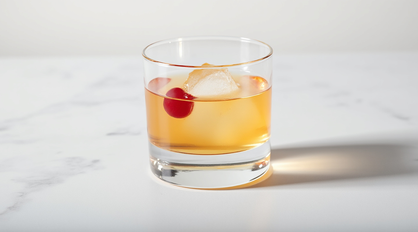 Sir Thomas Cocktail served in a Nick & Nora glass