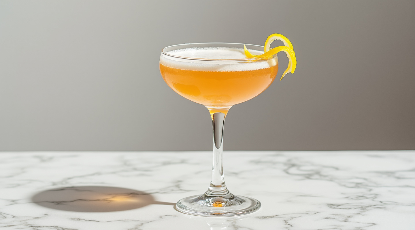 Tulip Cocktail in a Coupe Glass