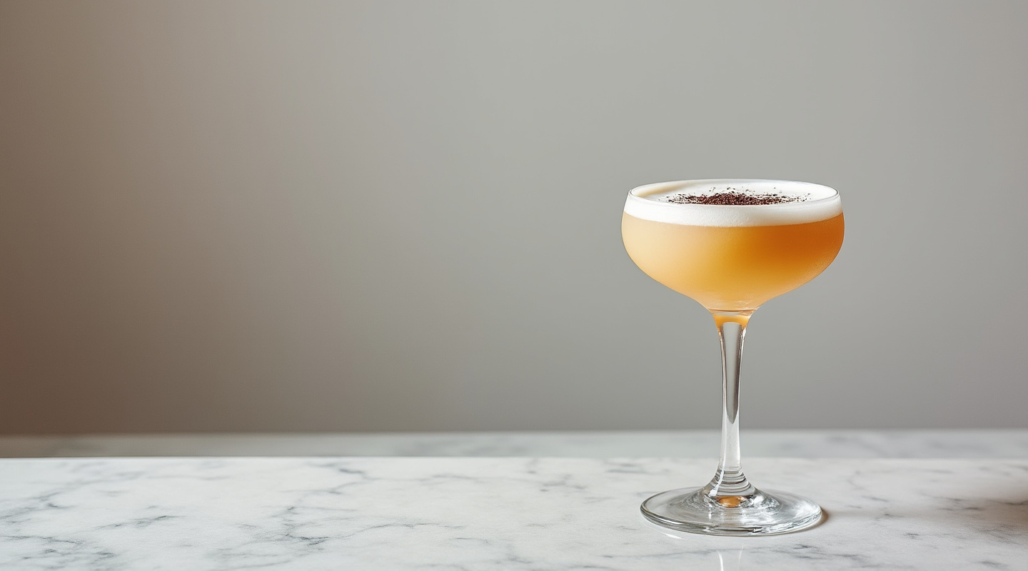 Zoom Cocktail in a pre-chilled Coupe glass