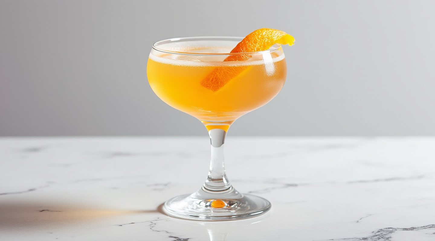 Alice Mine cocktail in a coupe glass