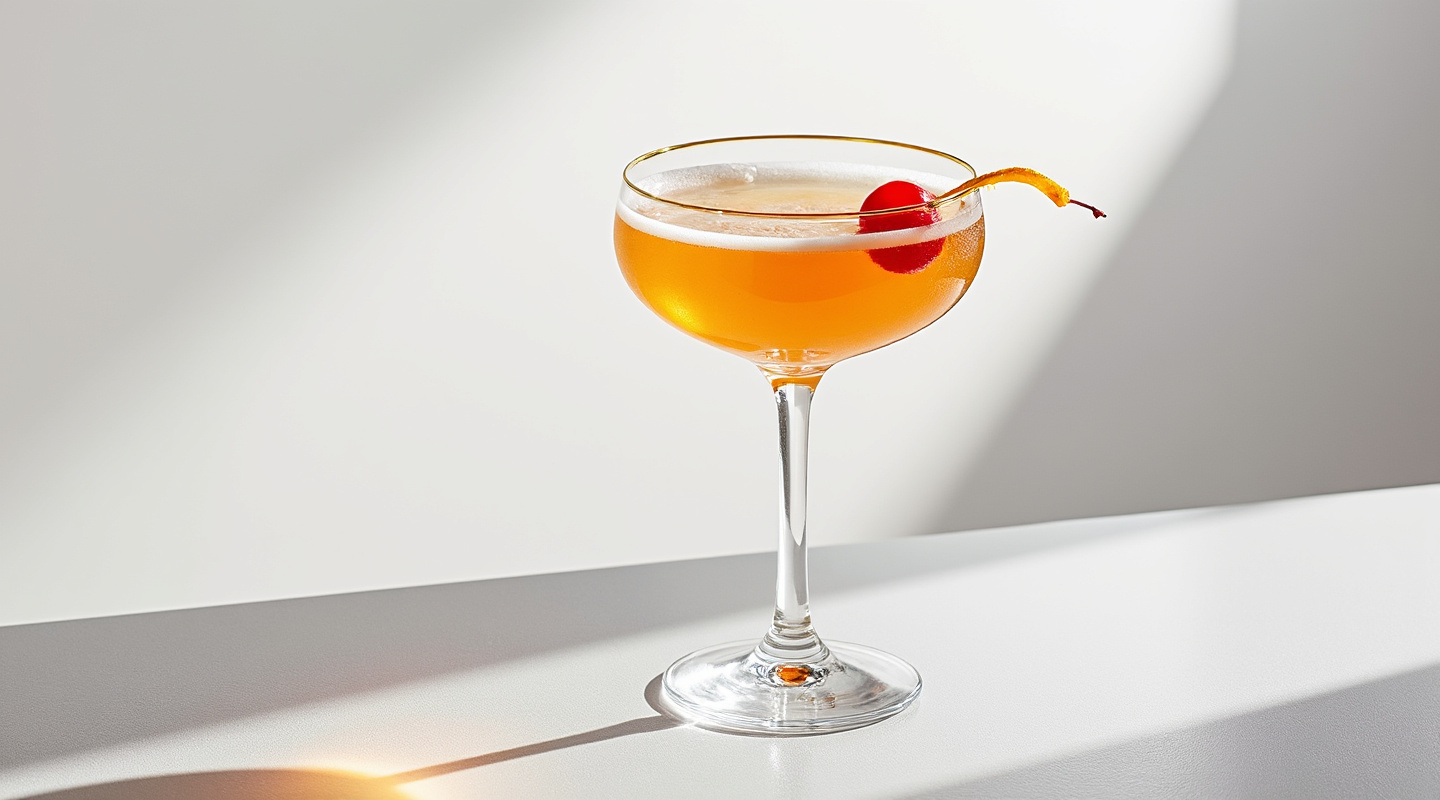 RAC Cocktail in a Coupe glass