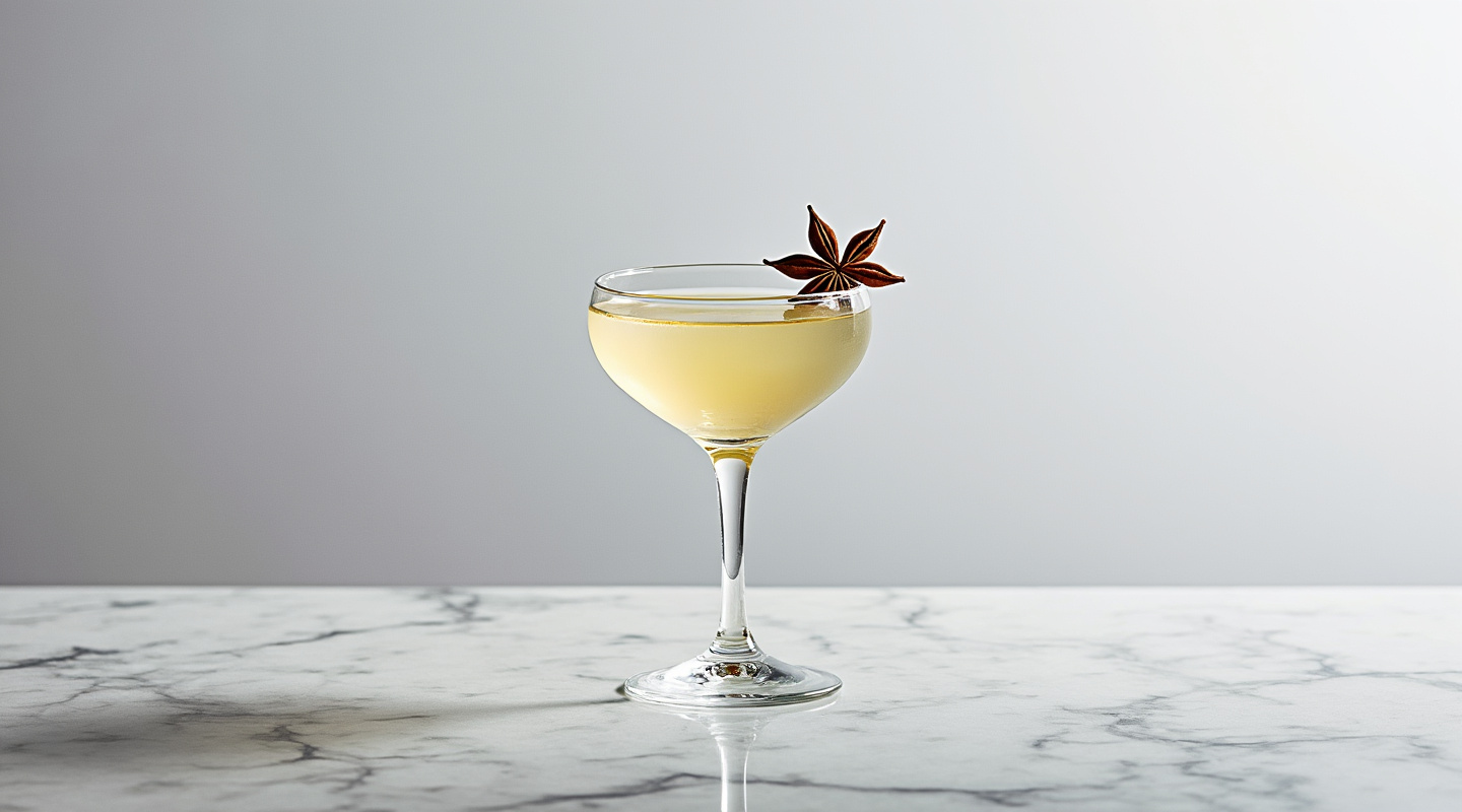 Glad Eye Cocktail in a Martini glass
