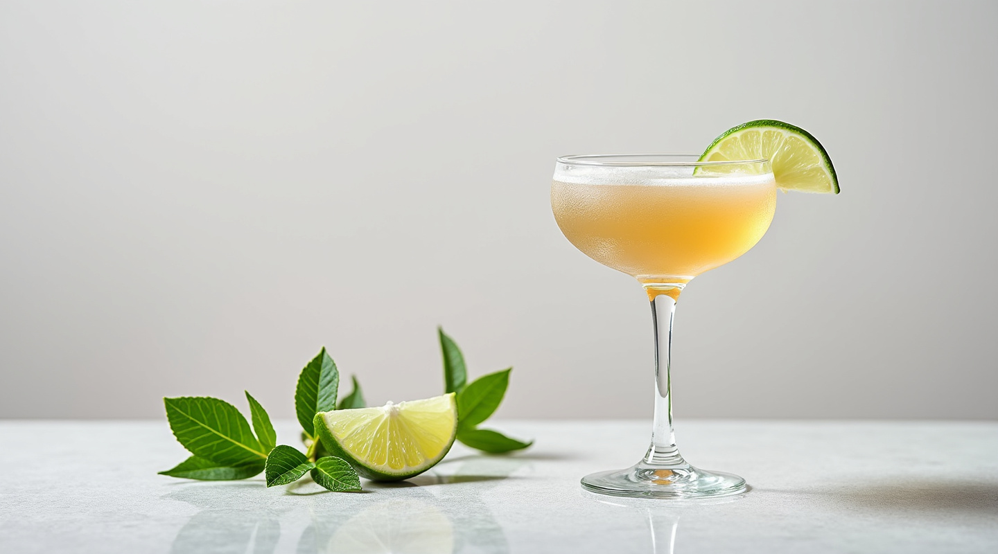 Teresa cocktail in a Coupe glass