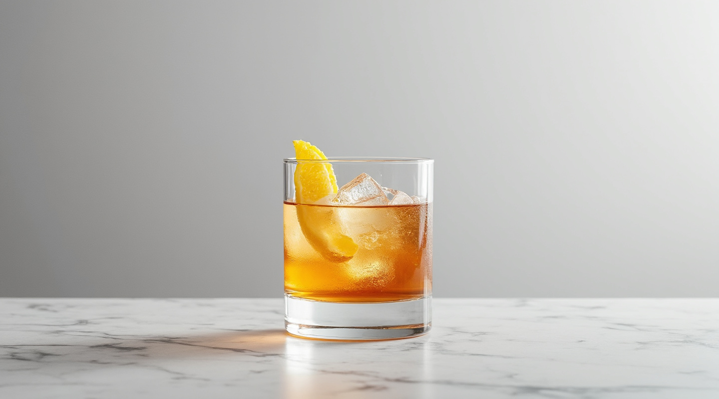 Cajun Nail cocktail in an Old-fashioned glass