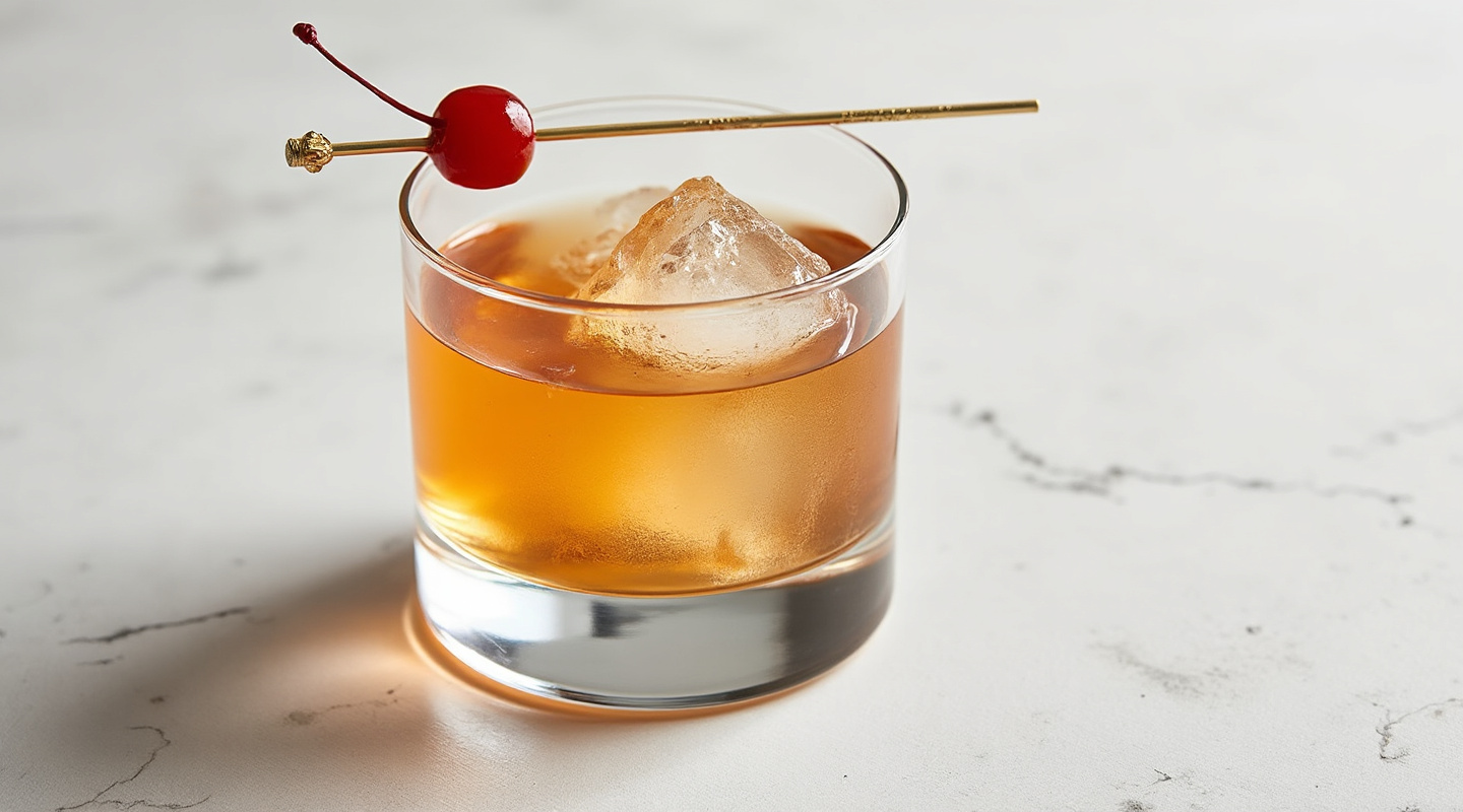 Carroll Gardens cocktail in a glass