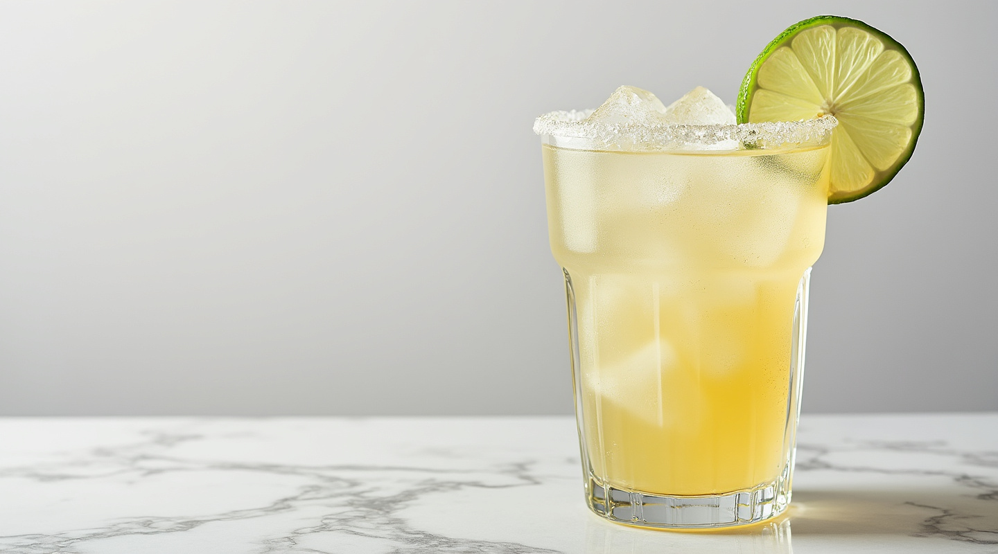 Greek Piña Colada in a frozen pineapple shell