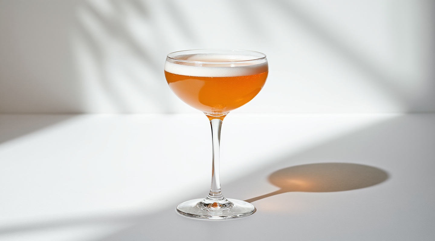 Love me flip in a goblet glass