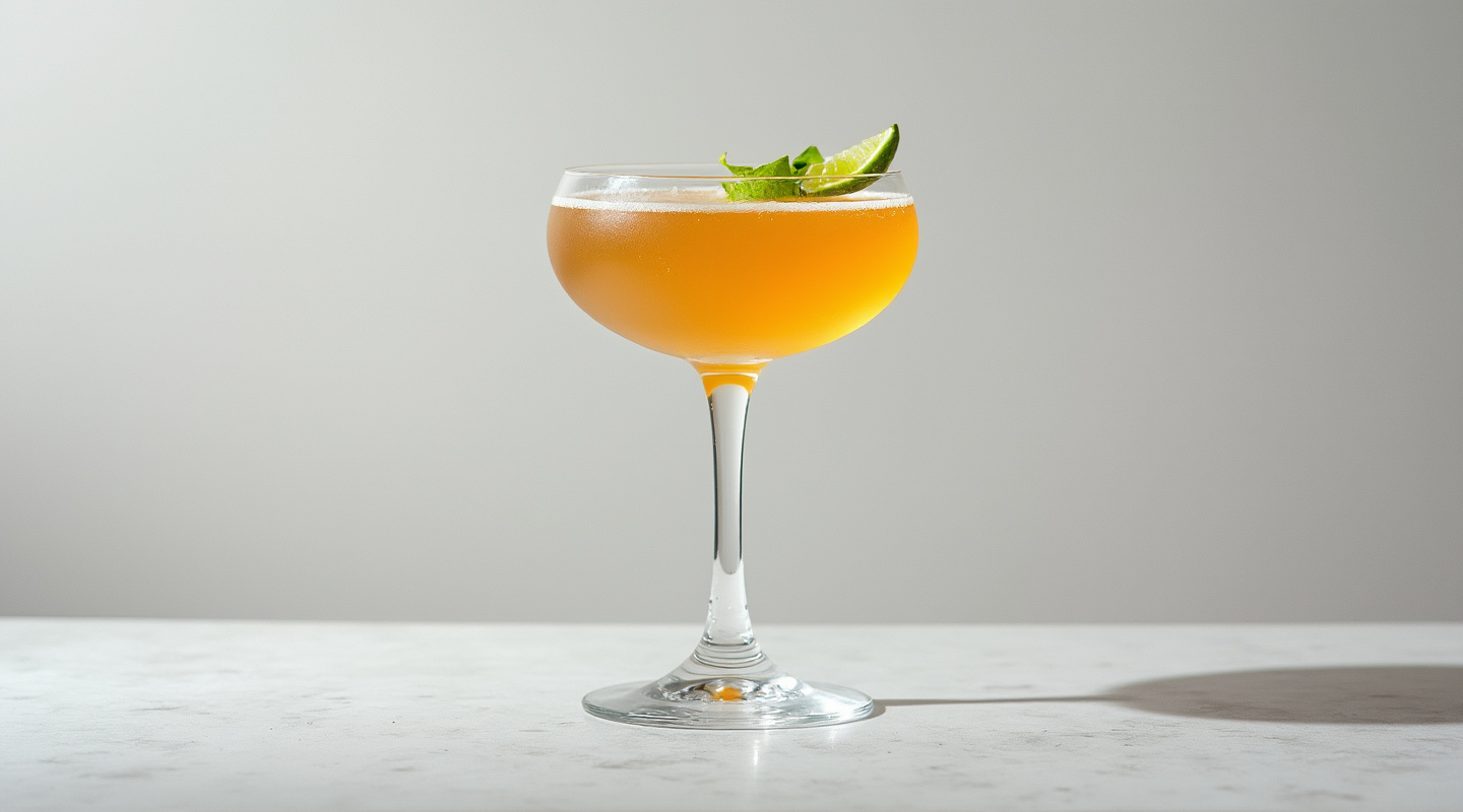 Wordsmith cocktail in a coupe glass