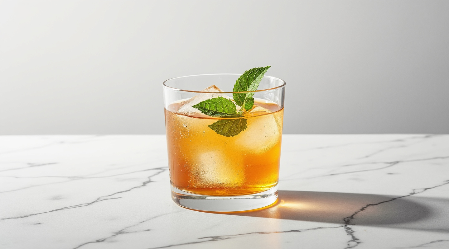 Simon Says cocktail in a chilled rocks glass