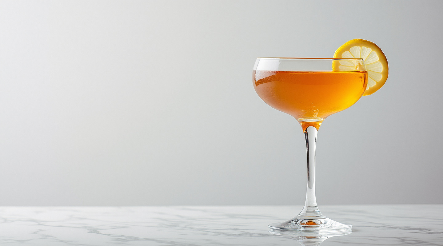 Holy Joe Cocktail in a coupe glass