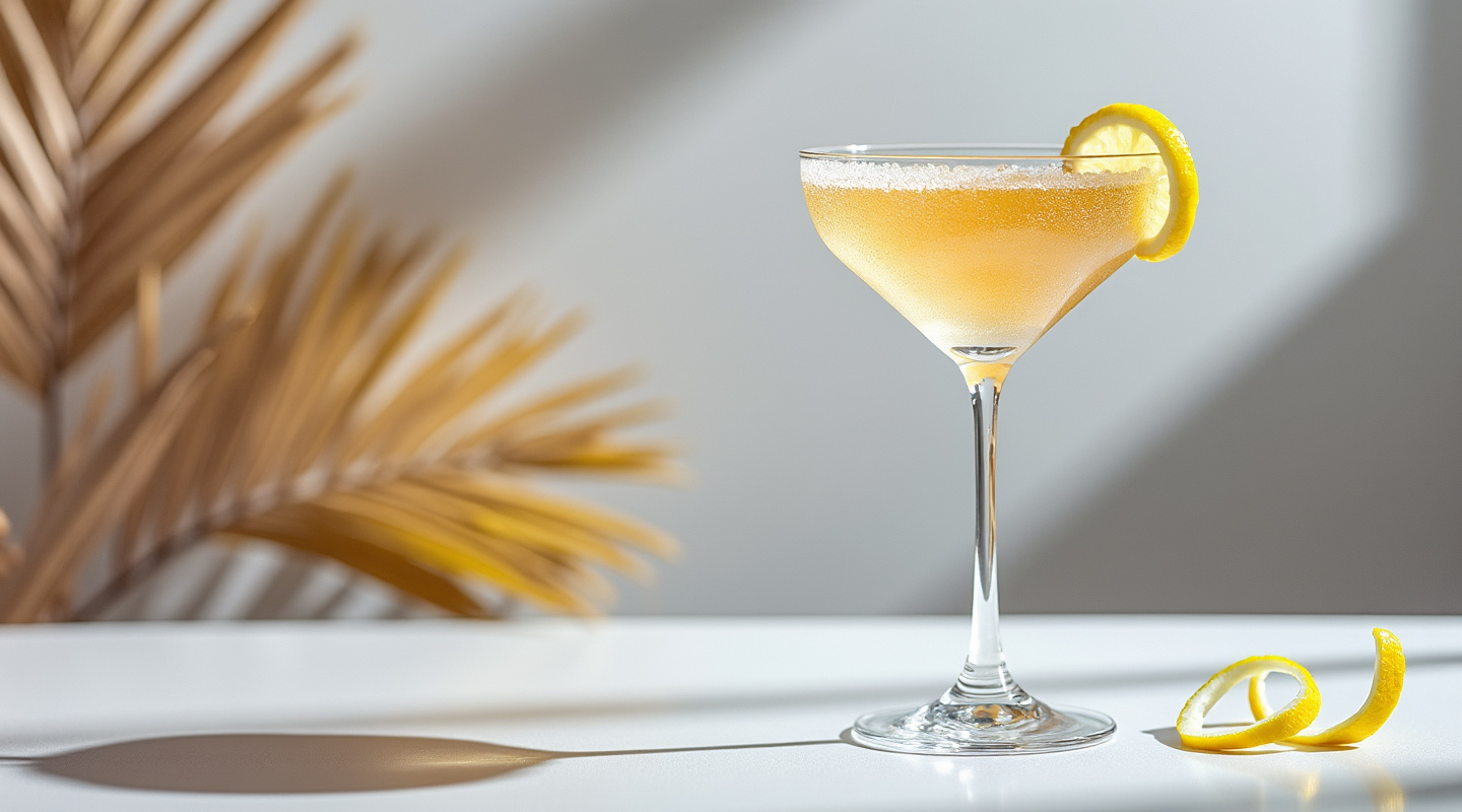 Fresca Cocktail in a Martini Glass