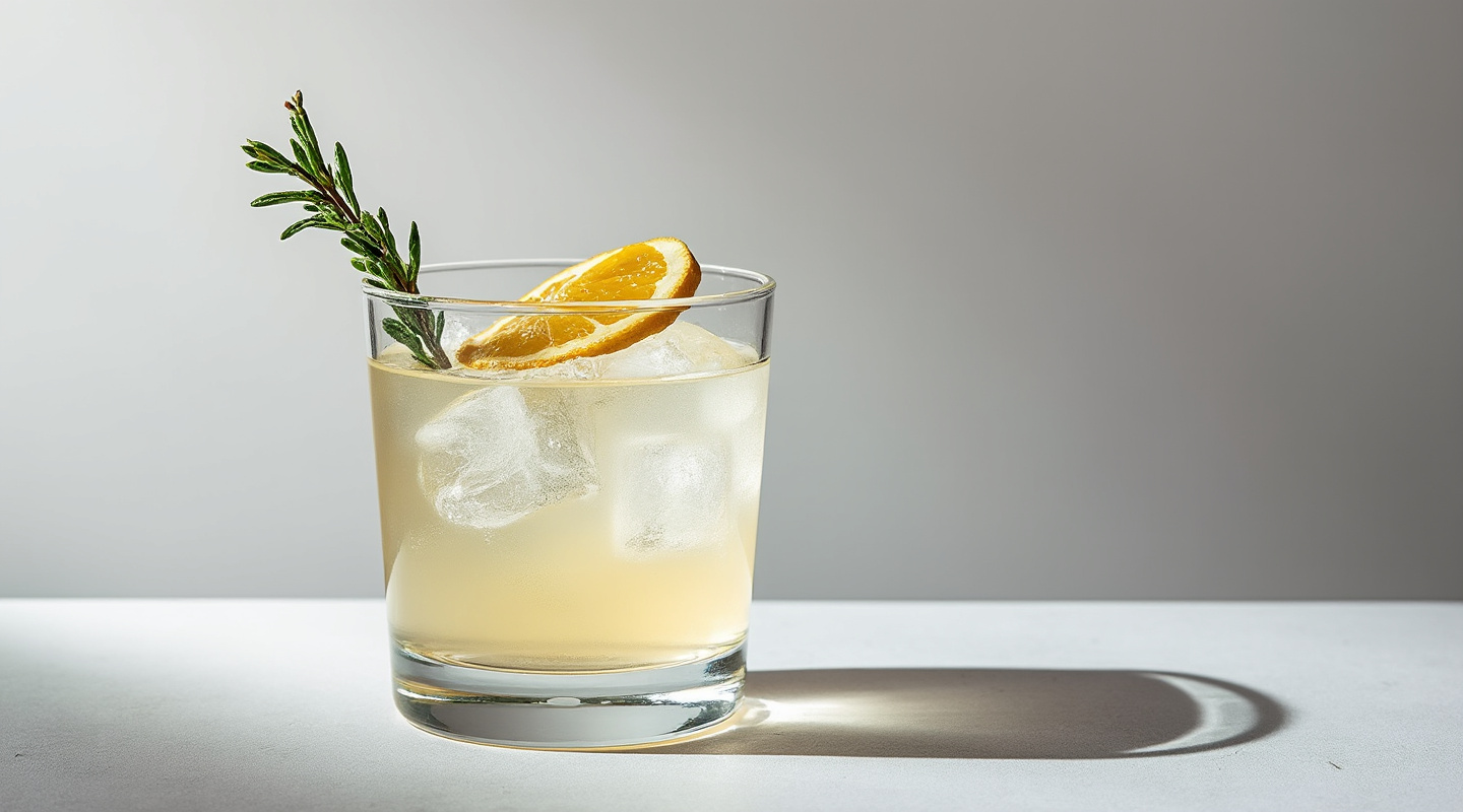 A sophisticated herbal cocktail