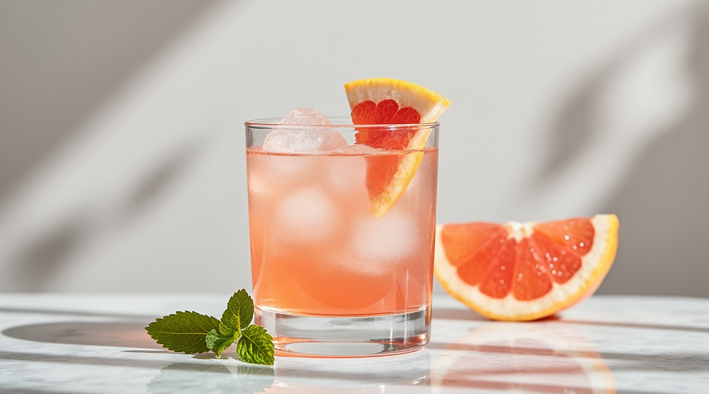 La Petite Bouche cocktail served in a chilled highball glass