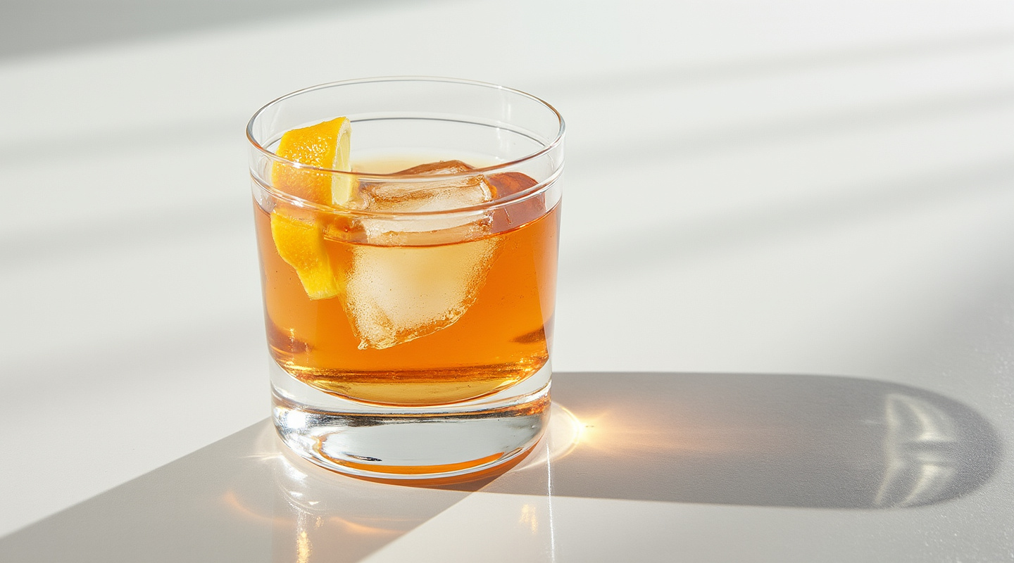 Raimbaut cocktail in a Nick & Nora glass