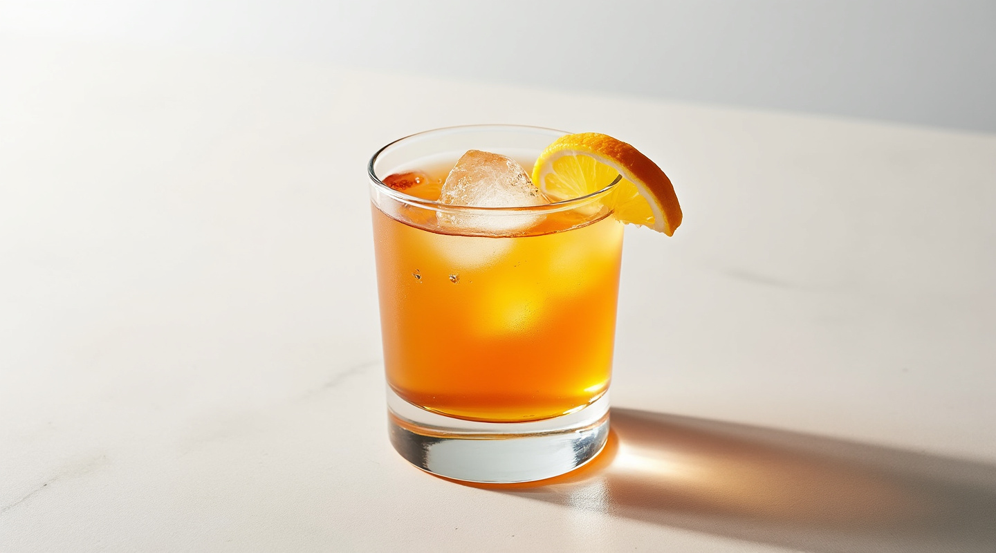 Gold Rush Slammer Cocktail