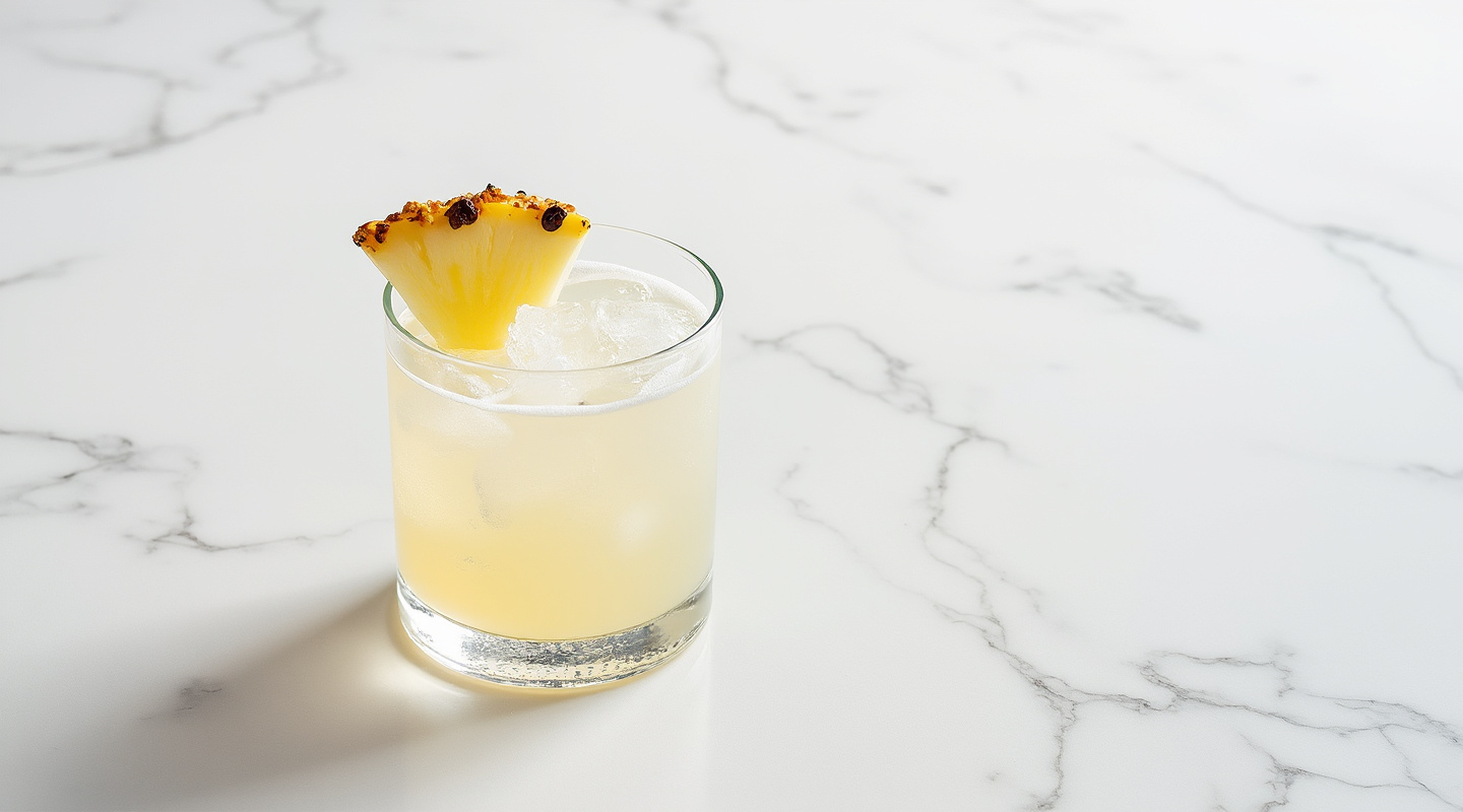 Fresh Colada cocktail in a Collins glass
