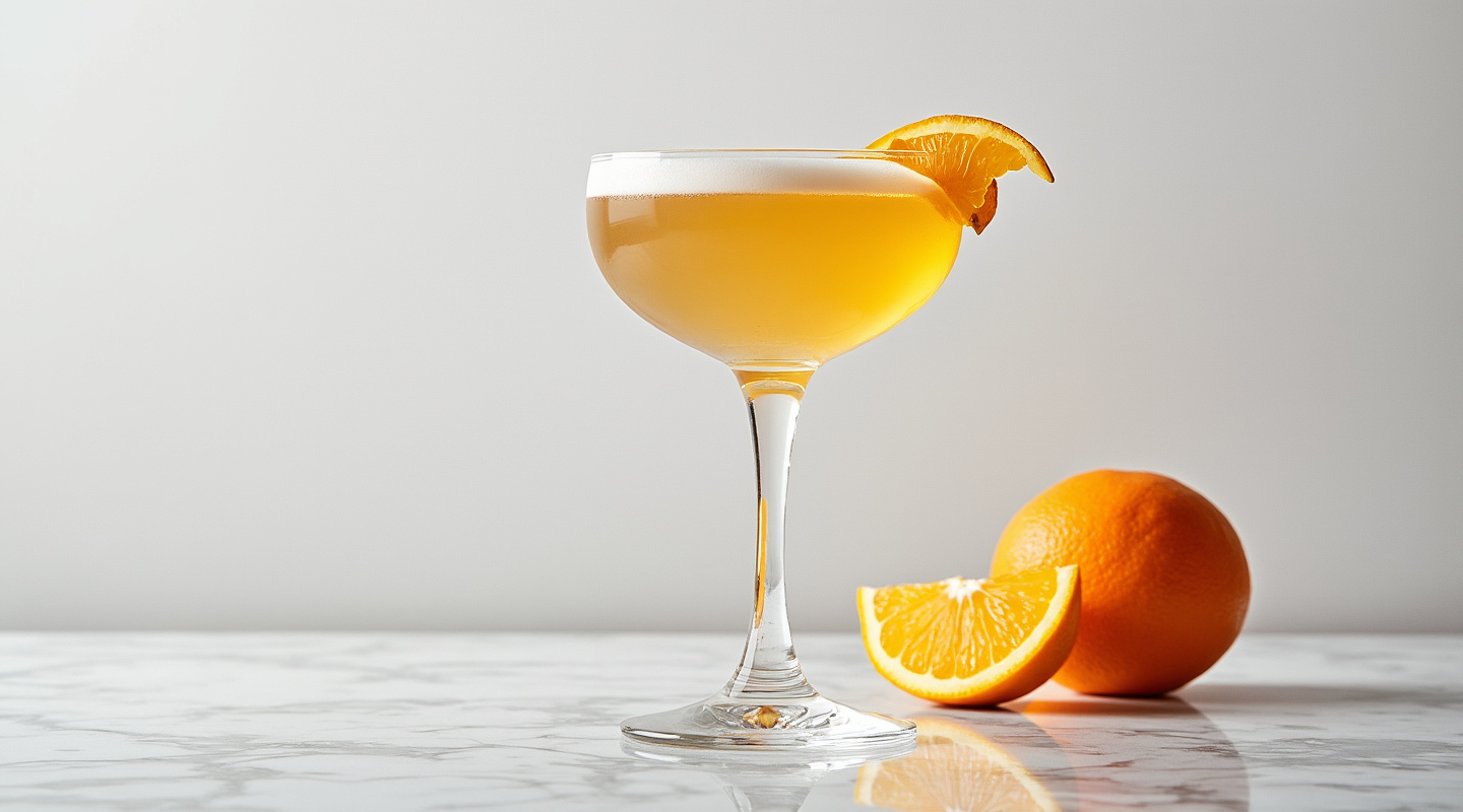 Golden Mac Cocktail in an Old-Fashioned Glass