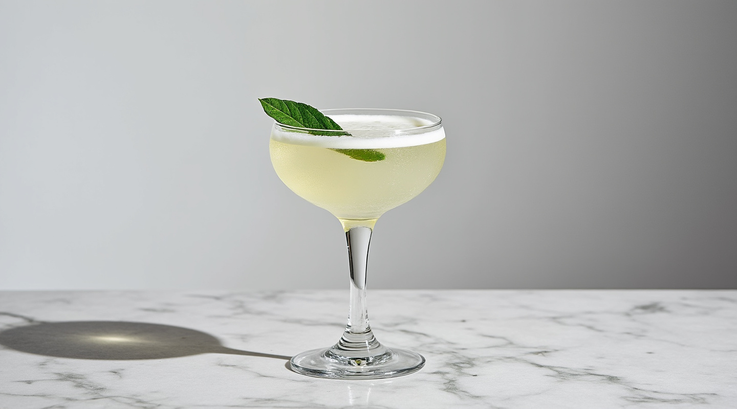 Last Lap Cocktail in a Coupe glass