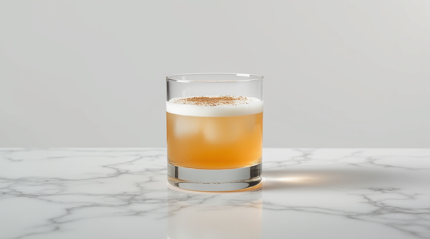 Smoke Show cocktail in a coupe glass