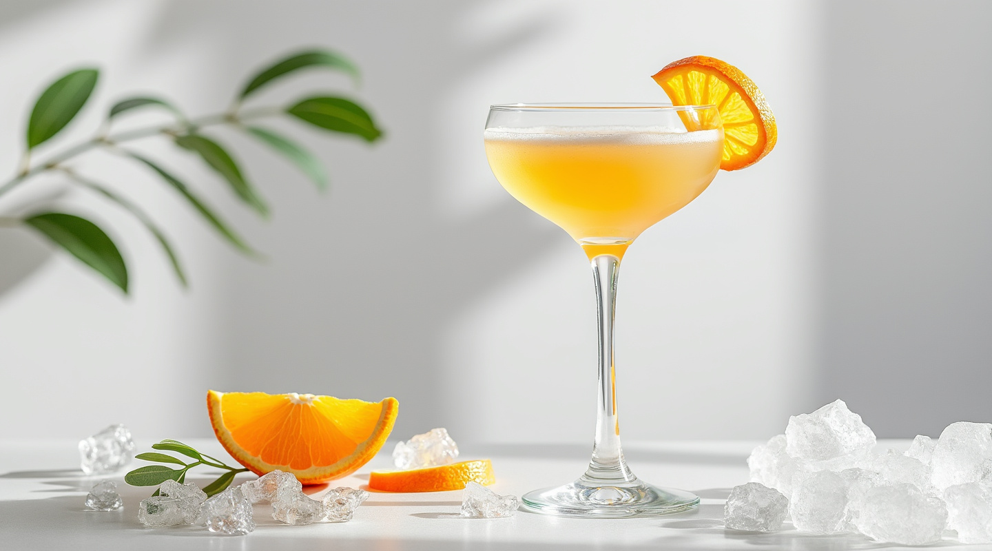 Grande Champagne Cosmo in a martini glass