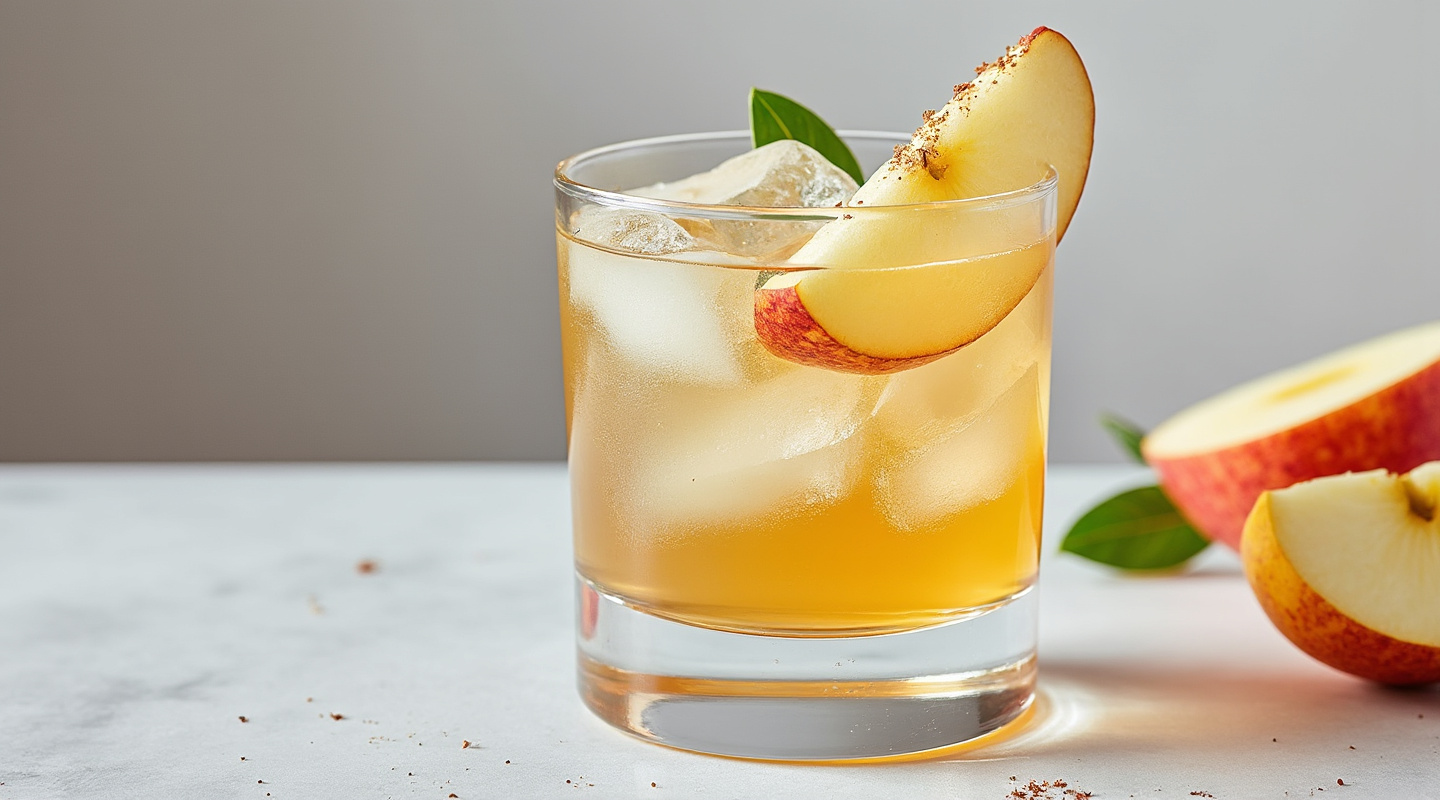 Harvest Sour cocktail served in a Nick & Nora glass