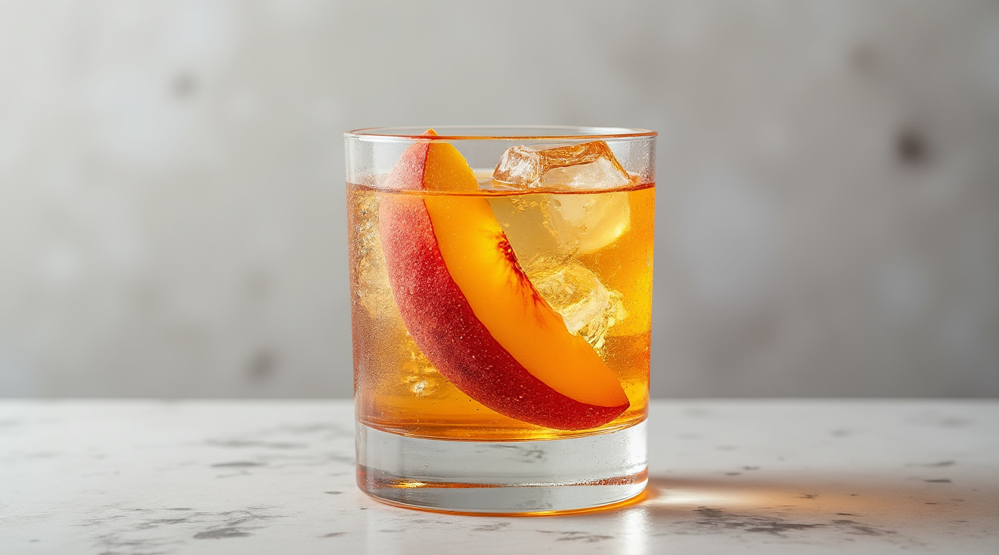 Alabama Slammer cocktail served in an Old-fashioned glass over ice