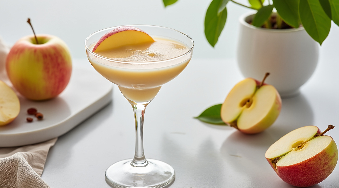 Apple & Custard Cocktail