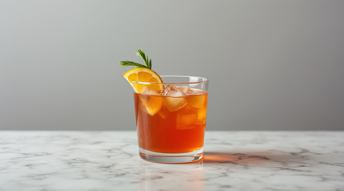 Crouching Tiger cocktail in a chilled shot glass