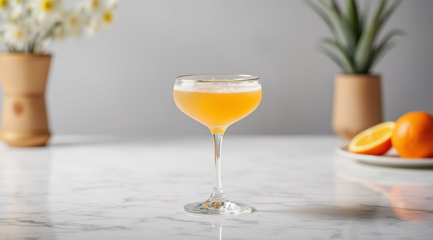 A close-up of Dickens' Dry Martini in a martini glass