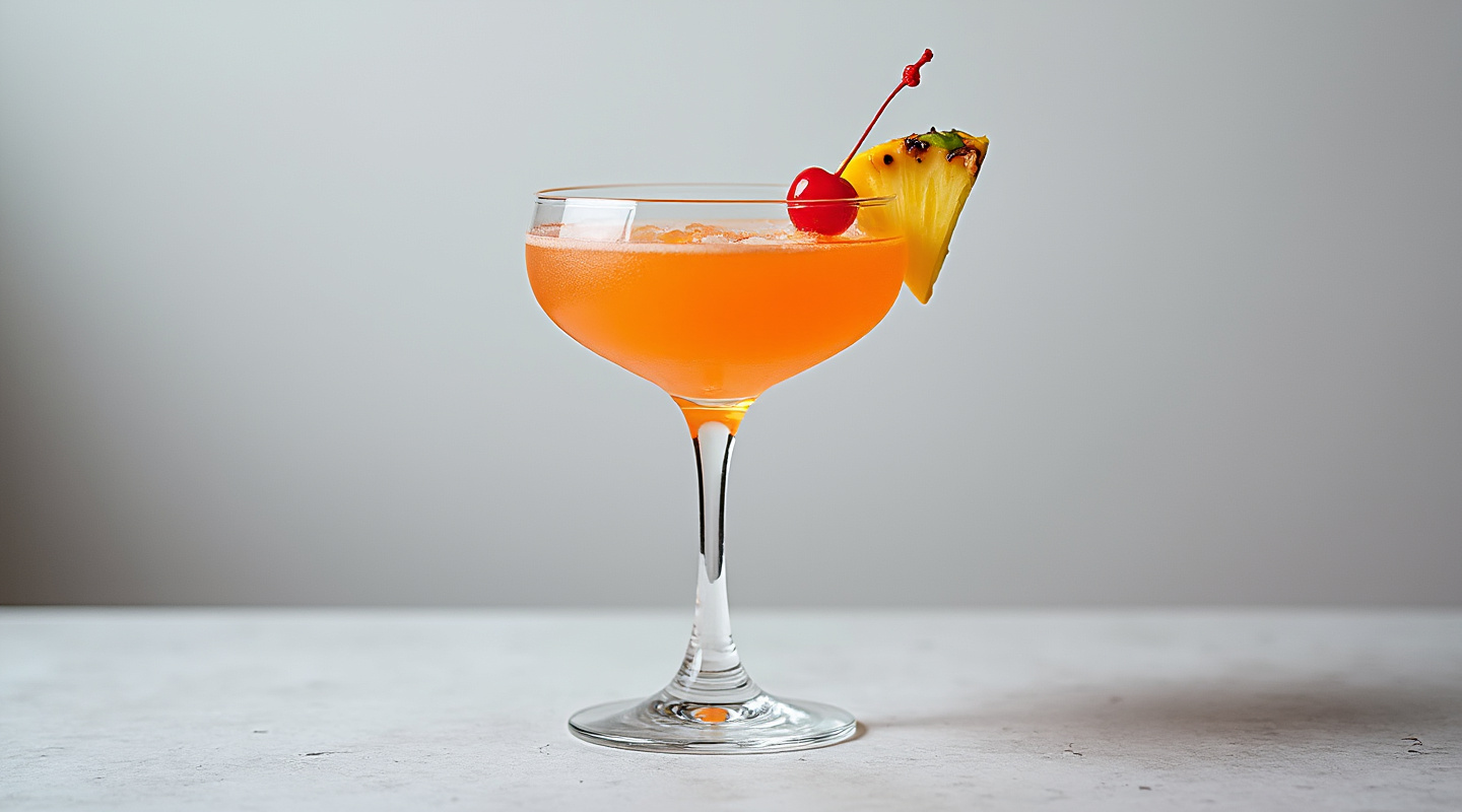 Knickerbocker Special Cocktail in a coupe glass