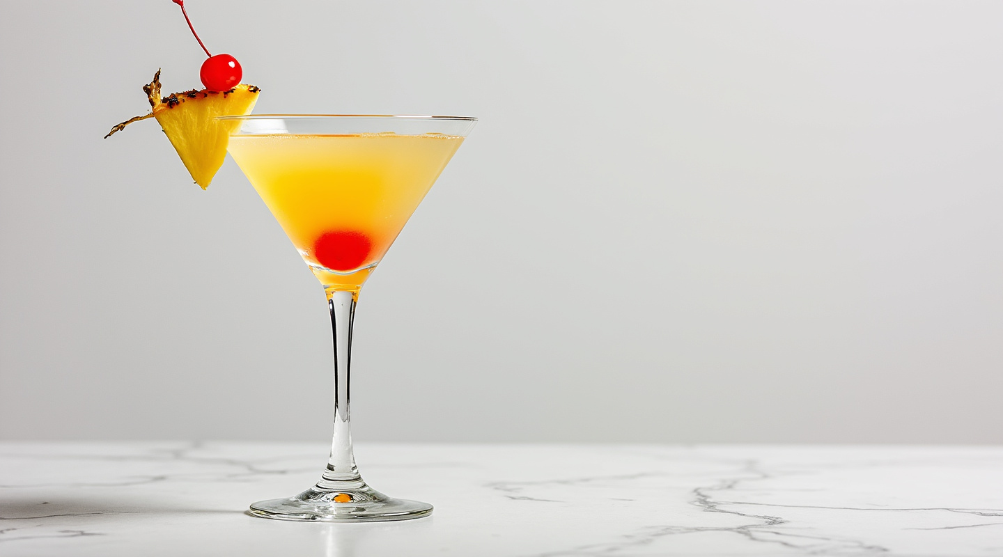 Hawaiian Martini in a glass