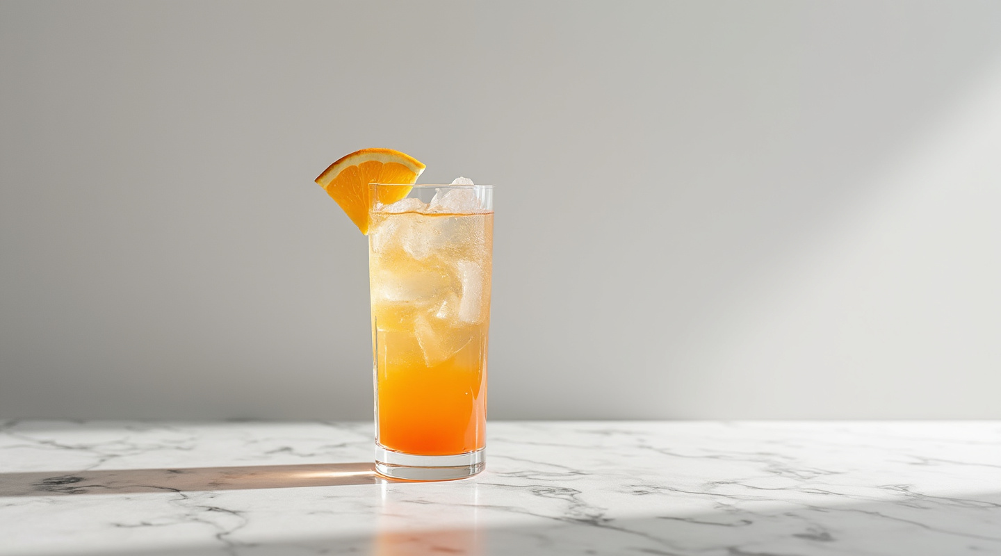 Sunny Breeze cocktail in a Collins glass