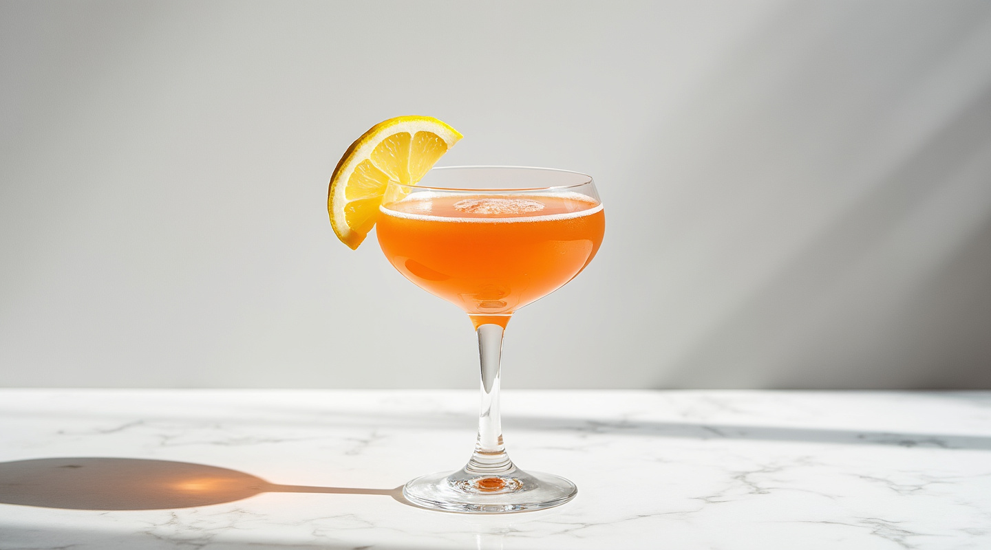 Huapala cocktail in a Coupe glass