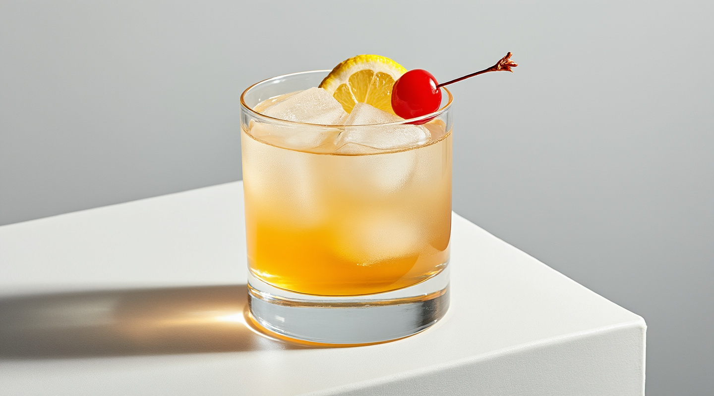 Pastis Whisky Sour Cocktail