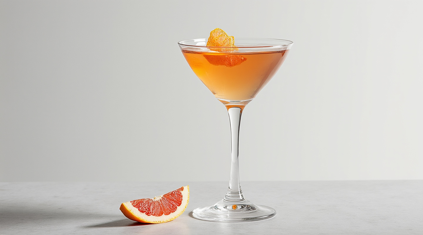 Smoke of Scotland cocktail in a Martini glass