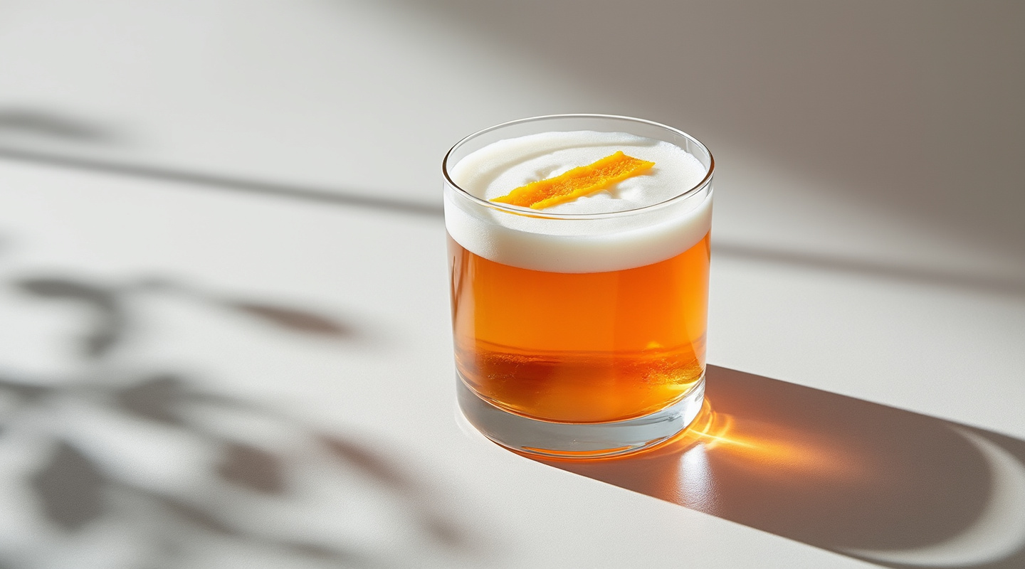 Chanticleer cocktail in a coupe glass