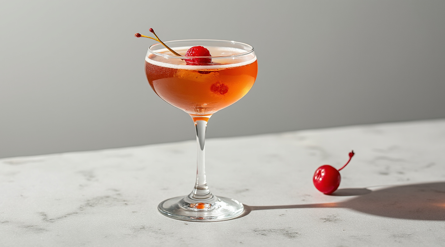 Charlie Cocktail in a Coupe Glass